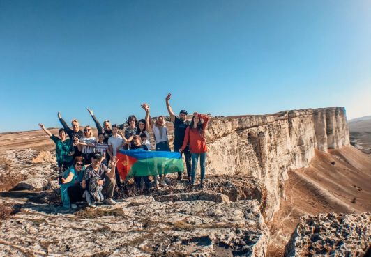 KNB CITIZENS CONQUERED AQ QAYA IN CRIMEA